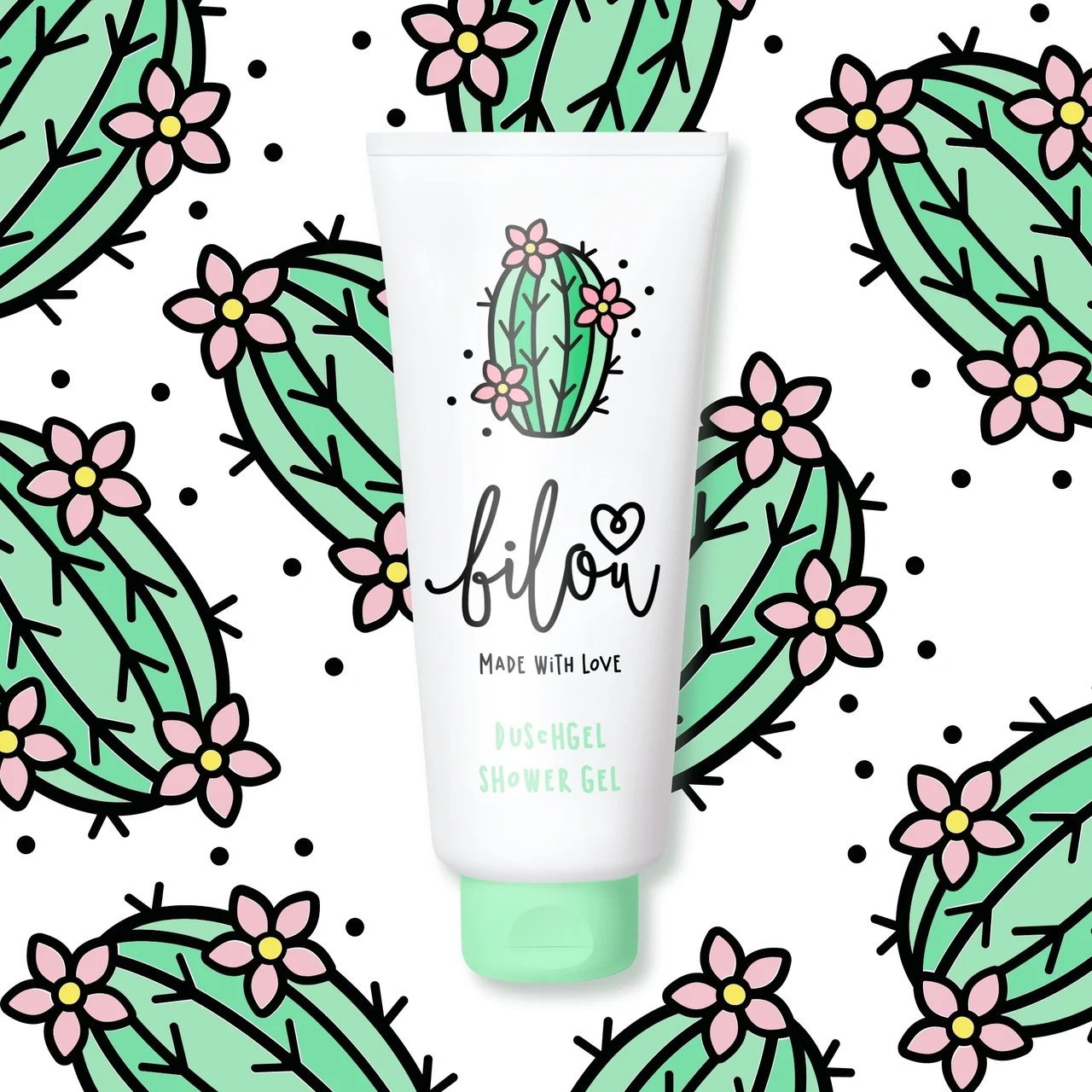 Гель для душу Bilou 200 мл BLOOMY CACTUS
