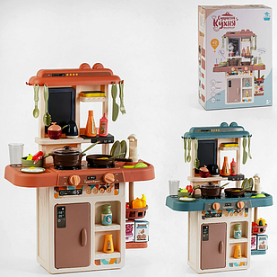 Дитяча кухня TK-61324 світло, звук, пар, ллється вода на 42 аксесуара
