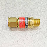 Клапан запобіжний для горючого газу G3/8"LH MESSER GRIESHEIM, фото 6