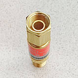Клапан запобіжний для горючого газу G3/8"LH MESSER GRIESHEIM, фото 8