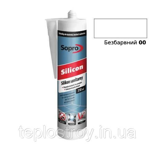 Санітарний силікон Sopro Silicon 00 (Безбарвний) 310мл