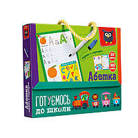 Картки з маркером "Готуємося до школи: Алфавіт" Vladi Toys VT5010-21 Укр