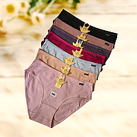 Труси жіночі бавовняні рубчик 1 шт Розміри 3XL 4XL