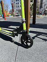 Самокат SR2-005-GRB алюміній та сталь, 2 колеса ПУ 145мм, кермо 76/86см., підніжка 48/30-10см, складається, зелений., фото 6