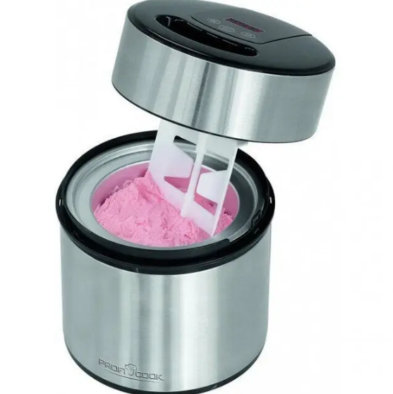 Апарат для морозива, морожениця Profi Cook PC-ICM 1140 напівавтоматична (1800 мл, 12 вт, Німеччина), фото 1