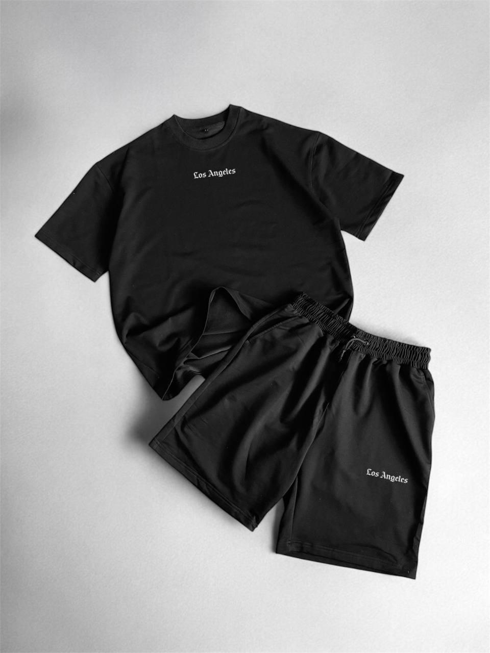Літній чоловічий спортивний костюм Los Angeles (шорти+футболка)