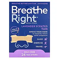 Breathe Right, Nasal Strips, Calming Lavender, 26 Scented Strips