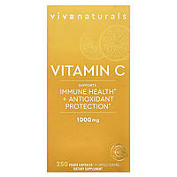 Viva Naturals, вітамін C, 1000 мг, 250 рослинних капсул