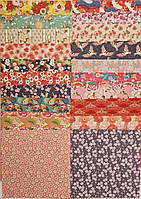 Набір паперу для орігамі Japan-6, 20 кол, 14*14см, 20л, 80г/кв.м