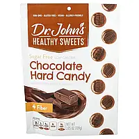 Dr. John's Healthy Sweets, Шоколадна карамель із клітковиною, без цукру, 109 г (3,85 унції)
