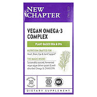 New Chapter, Vegan Omega-3, 30 веганських капсул