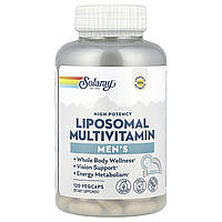 Solaray, Високоефективні чоловічі ліпосомальні мультивітаміни, 120 рослинних капсул