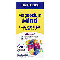 Enzymedica, Магній, для розуму, 120 капсул