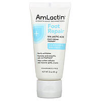 AmLactin, Foot Repair, для огрубілої та сухої шкіри ніг, без запашників, 85 г (3 унції)