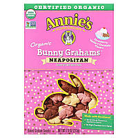 Annie's Homegrown, Organic Baked Bunny Graham Snacks, Neapolitan , 7.5 oz (213 g)