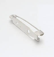 Основи для брошок Finding Булавка з двома отворами Сталистий 30 мм x 6 мм