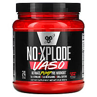 BSN, No-Xplode VASO, Ultimate Pump перед тренуванням, Cherry Bomb, 504 г (1,11 фунта)