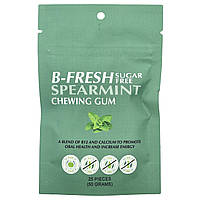 B-Fresh, Жувальна гумка, м'ята, без цукру, 25 шт. (50 г)