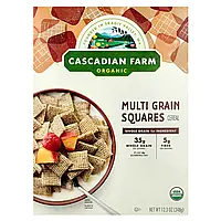 Cascadian Farm, Органічні мультизернові квадратики, 348 г (12,3 унцій)
