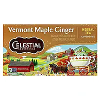 Celestial Seasonings, трав'яний чай, ермонтський кленовий сироп і імбир, без кофеїну, 20 чайних пакетиків, 31