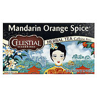 Celestial Seasonings, Herbal Tea, Mandarin Orange Spice®, без кофеїну, 20 чайних пакетиків, 55 г (1,9 унції)