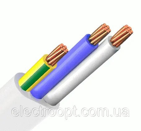 Мідний кабель ШВВП 3*2.5 Одеса ГОСТ (кратно 5 м)