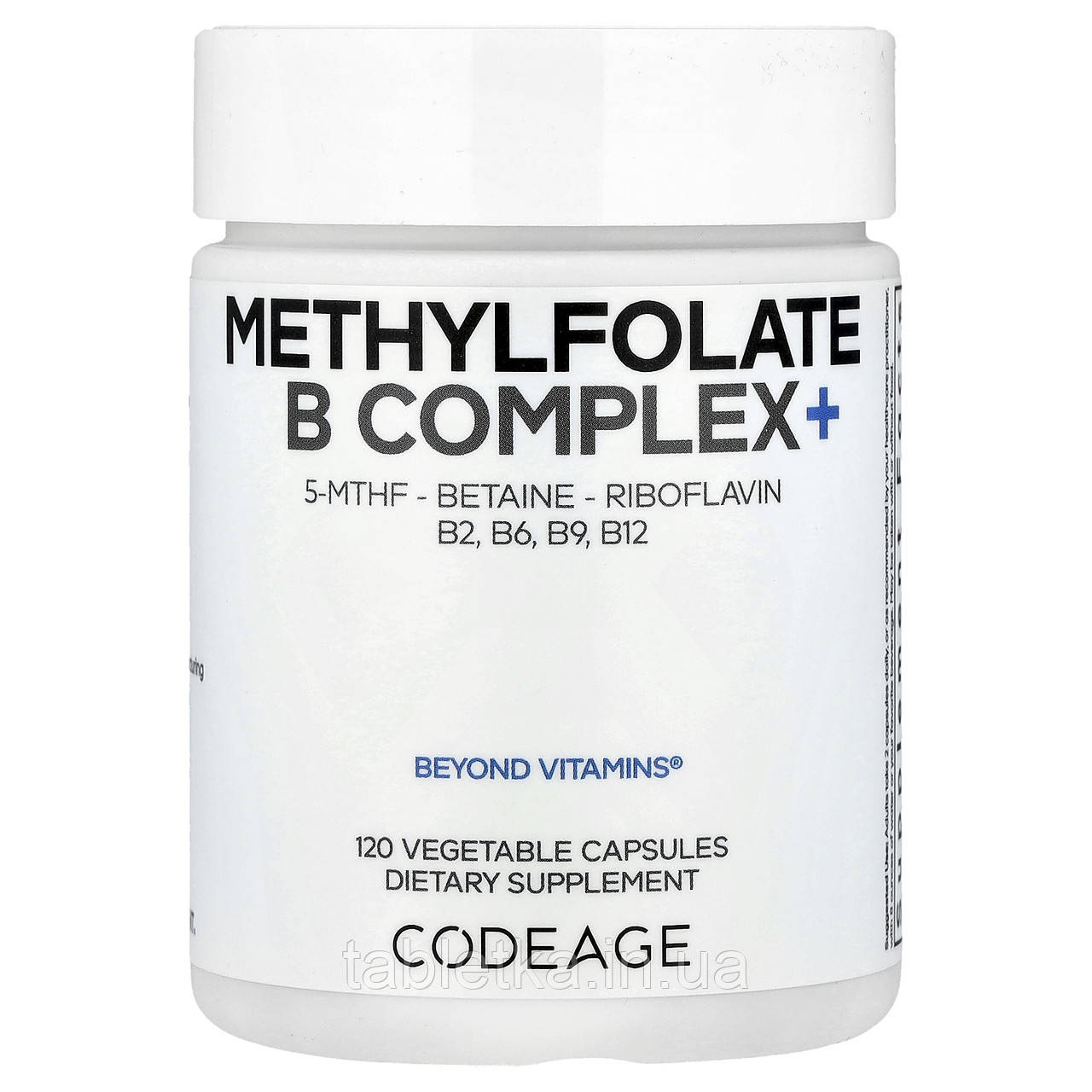 Codeage, Methylfolate B Complex, 120 рослинних капсул