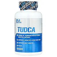 EVLution Nutrition, TUDCA, 250 мг, 30 рослинних капсул