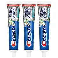 Crest, Plus, вибілювальна зубна паста з фторидом, харчовою содою та перекискою, свіжа м'ята, 3 шт. по 161 г