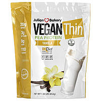 Julian Bakery, Vegan Thin, гороховий протеїн, ваніль, 852 г (1,88 фунта)
