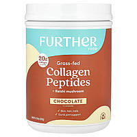 Further Food, Колагенові пептиди від трав'яного відкорму з грибами рейші, шоколад, 690 г (24,34 унції)