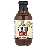 G Hughes, Соус для барбекю без цукру, гікорі, 510 г (18 унцій)