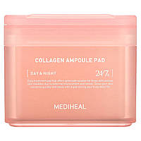MEDIHEAL, Collagen Ampoule Pad, 100 шт., 170 мл (5,74 рідко. унц.)