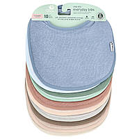 Green Sprouts, Слинявчики на кожен день Stay-Dry, для дітей від 3 до 12 місяців, різнобарвні, 10 шт.