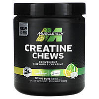 MuscleTech, Creatine Chews, Citrus Burst, 3 г, 90 жувальних таблеток (1 г на таблетку)