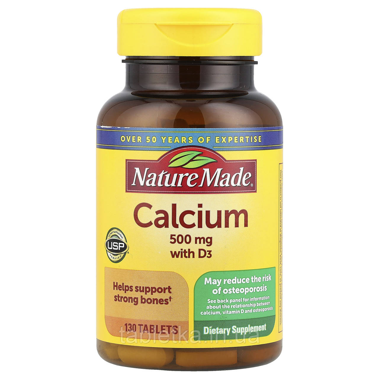 Nature Made, Кальцій із вітаміном D3, 130 таблеток