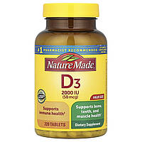 Nature Made, Вітамін D3, 220 таблеток
