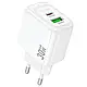 Зарядний пристрій Hoco CS55A 1Type-C/1USB/30W QC3.0 White - фото 1 - id-p2559127228