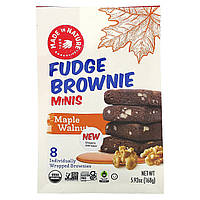 Made in Nature, Fundge Brownie Minis, кленовий горіх, 8 тістечок, 168 г (5,92 унції)