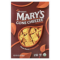 Mary's Gone Crackers, Органічні крекери Mary's Gone CheezeeTM, чедер, 120 г (4,25 унції)