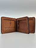Шкіряна обкладинка для  ПОСВІДЧЕННЯ АДВОКАТА  коньячна, фото 3