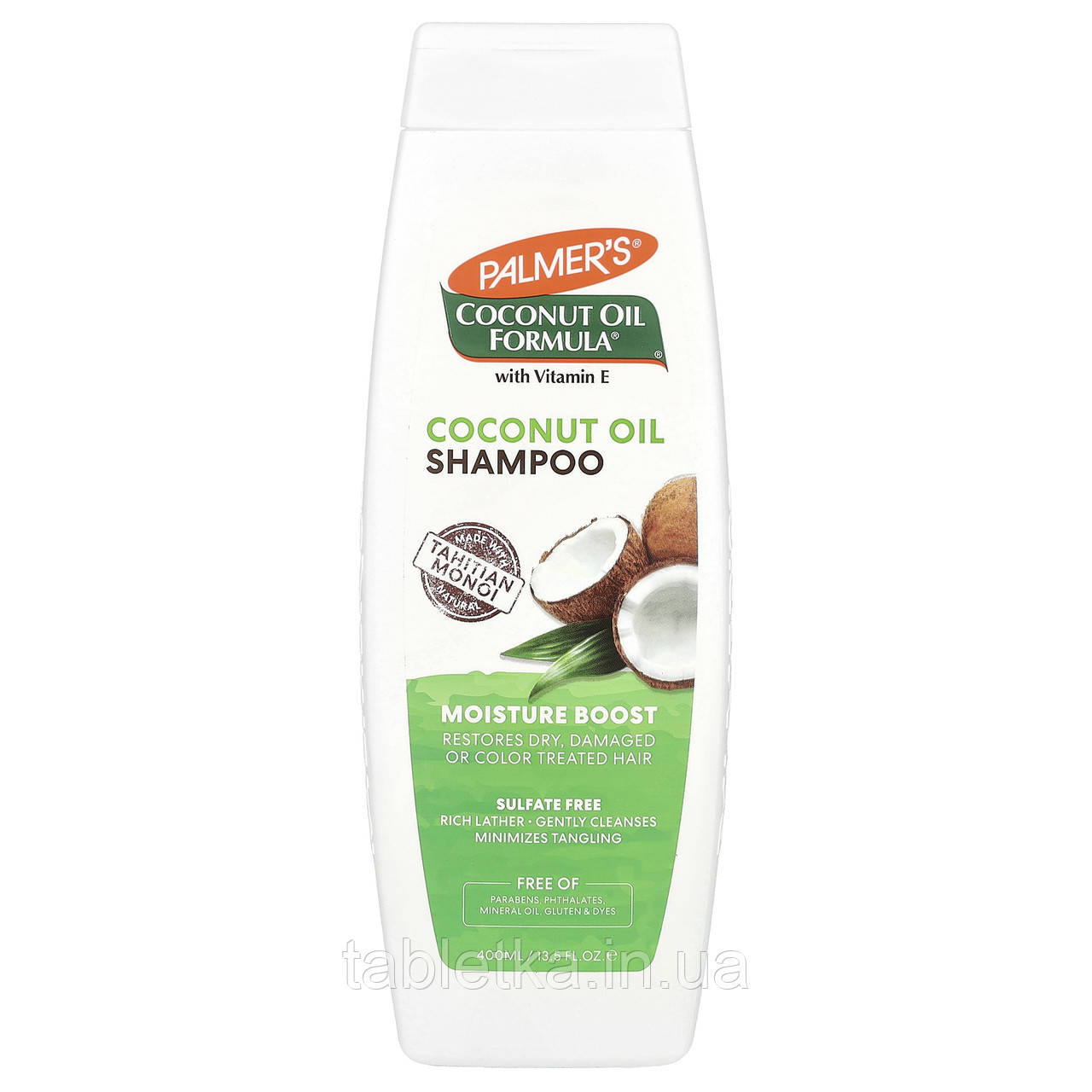 Palmer's, Coconut Oil Formula® з вітаміном E, зволожувальний шампунь для сухих, пошкоджених або пофарбованих
