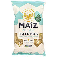 Siete, Чіпси з кукурудзяної тортильї Maiz Totopos, морська сіль, 212,6 г (7,5 унції)