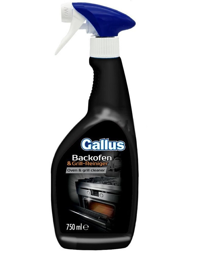 Засіб для чищення духовок і гриля Gallus Backofen & Grill-Reiniger 750 мл