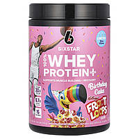 SIXSTAR, 100% Whey Protein Plus, святковий торт Kellogg's Froot Loops, 705 г (1,55 фунта)