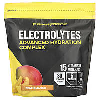 Primaforce, Electrolytes, покращений комплекс для зволоження, персик і манго, 30 пакетиків по 5,9 г (0,21