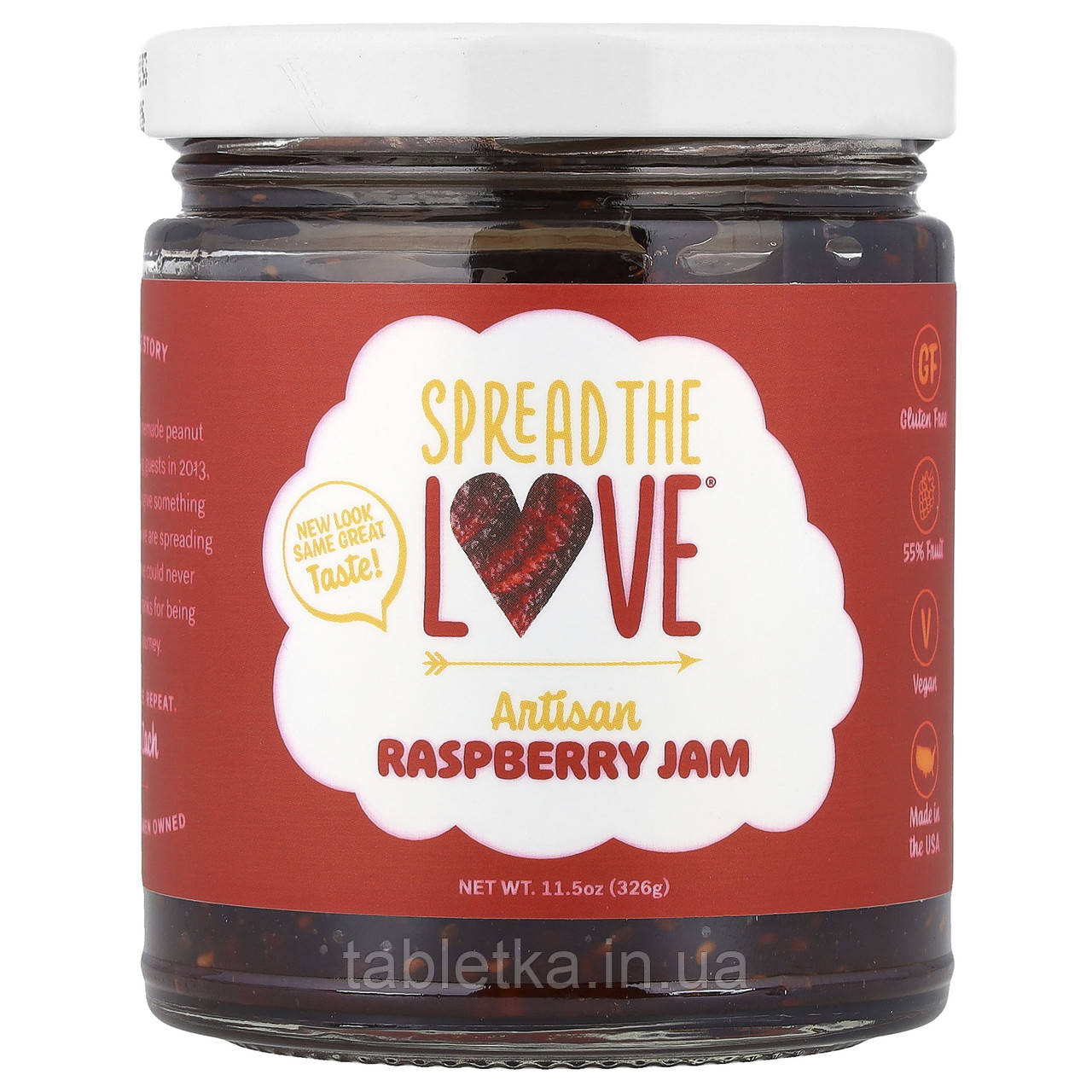 Spread The Love, Малинове варення, 326 г (11,5 унції)