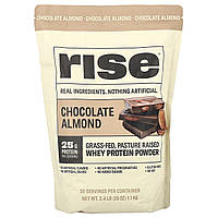 Rise Bar, Порошок із сироваткового протеїну, шоколад і мигдаль, 1,1 кг (2,4 фунти)