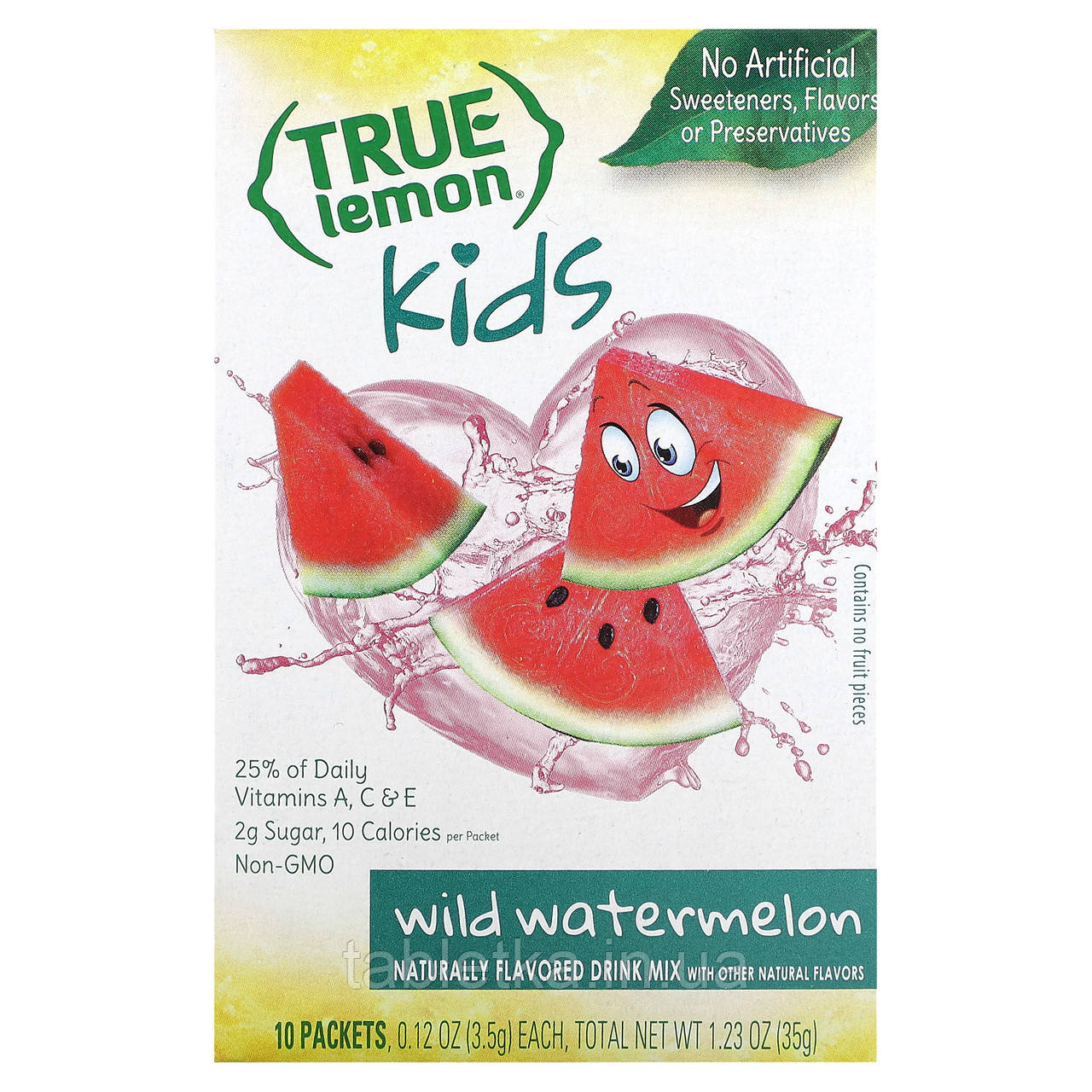 True Citrus, Kids, справжній лимон, дикий кавун, 10 пакетиків по 3,5 г (0,12 унції)
