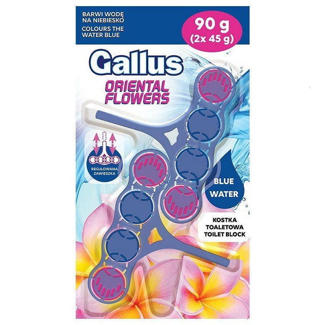Туалетний кубик Gallus Oriental Flowers 2*45гр